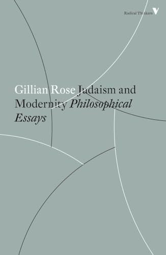 Beispielbild fr Judaism and Modernity: Philosophical Essays (Radical Thinkers Set 14) zum Verkauf von WorldofBooks