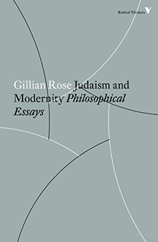 Imagen de archivo de Judaism and Modernity: Philosophical Essays (Radical Thinkers) a la venta por HPB-Diamond