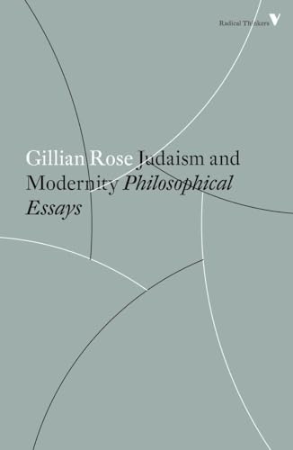 Stock image for Judaism and Modernity: Philosophical Essays (Radical Thinkers) for sale by HPB-Diamond