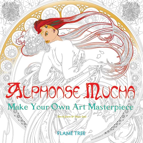 Beispielbild fr Alphonse Mucha (Art Colouring Book): Make Your Own Art Masterpiece (Colouring Books) zum Verkauf von WorldofBooks
