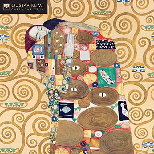 Gustav-Klimt-2019-12-x-12-Inch-Monthly-Square-Wall-Calendar-by-Flame-Tree-with-Glitter-Flocked-Cover-Austrian-Symbolist-Painter-Art-Artist