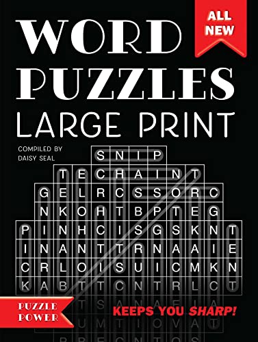 Imagen de archivo de Word Puzzles Large Print: Word Play Twists and Challenges (Puzzle Power) a la venta por Goodwill