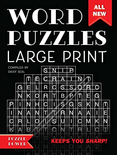 Stock image for Word Puzzles Large Print: Word Play Twists and Challenges (Puzzle Power) for sale by Goodwill