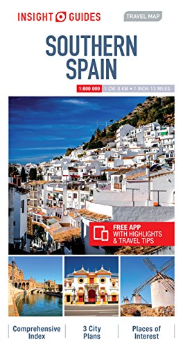 Beispielbild fr Insight Guides Travel Map Southern Spain zum Verkauf von WorldofBooks