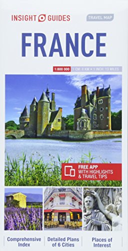 Stock image for Insight Guides Travel Map France - Map of France (Insight Guides Travel Maps) for sale by WorldofBooks