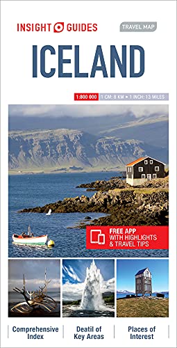 Imagen de archivo de Insight Guides Travel Map Iceland a la venta por Grand Eagle Retail