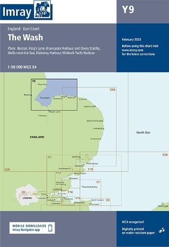 Imagen de archivo de Imray Chart Y9 a la venta por Blackwell's