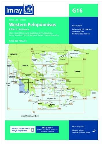 Beispielbild fr Imray Chart G16: Western Peloponnisos (G Charts) zum Verkauf von MusicMagpie