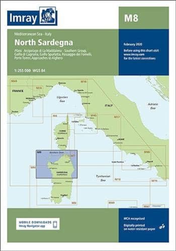 Imagen de archivo de Imray Chart M8: North Sardegna (Imray M Charts) a la venta por GF Books, Inc.