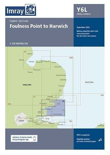 Imagen de archivo de Imray Chart Y6 Laminated a la venta por Blackwell's