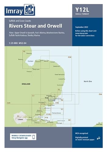 9781786794277: Imray Chart Y12 Laminated: Rivers Stour and Orwell