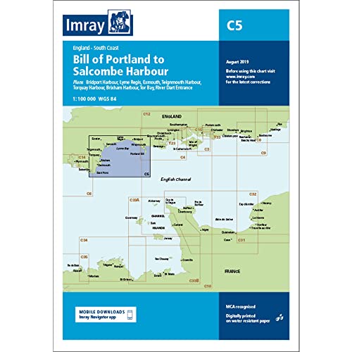 Stock image for Imray Chart C5: Portland Bill to Salcombe Harbour (C Charts) for sale by Monster Bookshop