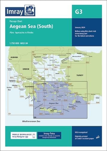 Imagen de archivo de G3 Aegean Sea (South) (G Chart) a la venta por Monster Bookshop