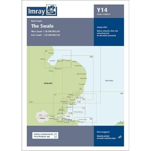 Imagen de archivo de Imray Chart Y14 a la venta por Blackwell's