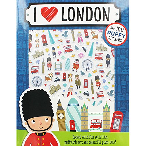 Beispielbild fr I Love London Puffy Sticker Activity Book zum Verkauf von WorldofBooks