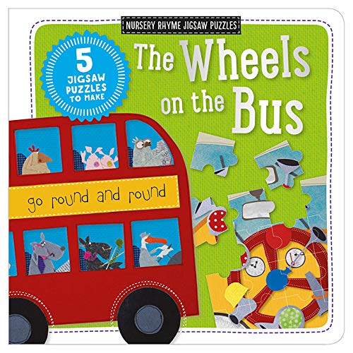Imagen de archivo de Kate Toms Jigsaw Book The Wheels on the Bus (Nursery Rhyme Jigsaw Puzzles) a la venta por HPB-Emerald