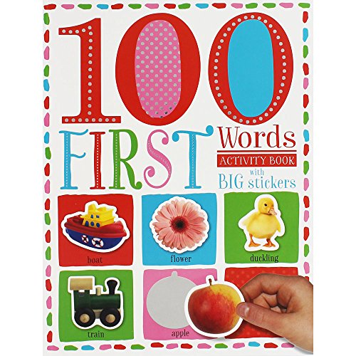 Stock image for 100 First Words Sticker Activity Book (100 First Sticker Activity Books) for sale by WorldofBooks