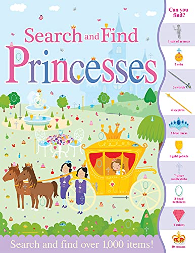Stock image for Search and Find Princesses for sale by WorldofBooks