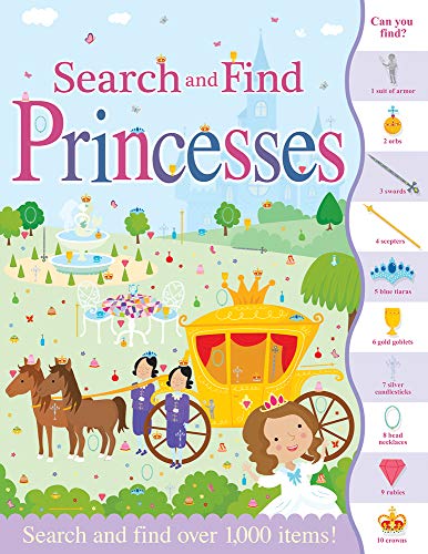 Imagen de archivo de Search and Find Princesses a la venta por Zoom Books Company