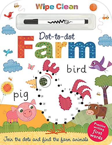 Beispielbild fr Dot to Dot Farm (Wipe Clean Dot to Dot) zum Verkauf von WorldofBooks