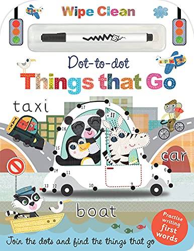 Beispielbild fr Dot to Dot Things That Go (Wipe Clean Dot to Dot) zum Verkauf von AwesomeBooks