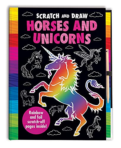 Stock image for Scratch and Draw Horses and Unicorns for sale by Toscana Books