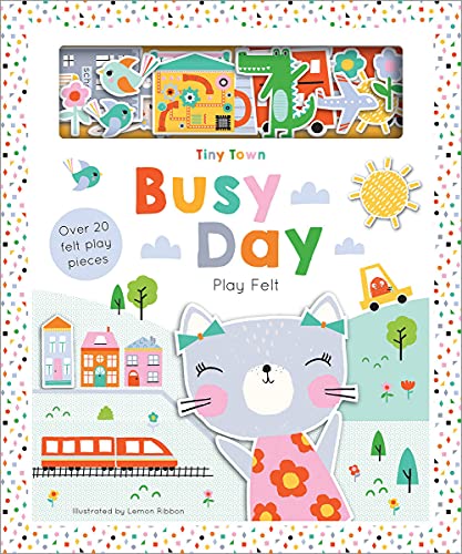 Beispielbild fr Tiny Town Busy Day (Tiny Town Soft Felt Play Books) zum Verkauf von Goldstone Books