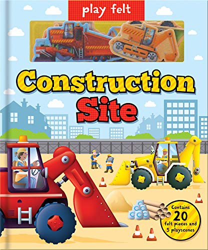 9781787004344: Play Felt Construction Site - Activity Book (Soft Felt Play Books)