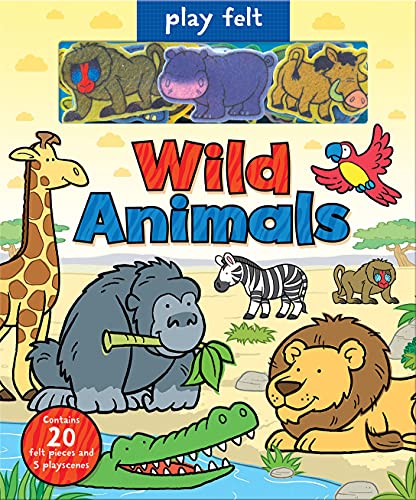 Beispielbild fr Play Felt Wild Animals (Soft Felt Play Books) zum Verkauf von AwesomeBooks