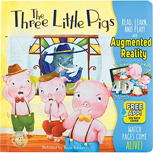 Imagen de archivo de The Three Little Pigs - Come-To-Life Board Books - Little Hippo Books a la venta por ZBK Books