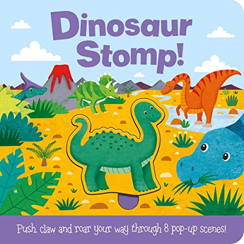 Beispielbild fr Dinosaur Stomp! (Push and Play) zum Verkauf von WorldofBooks