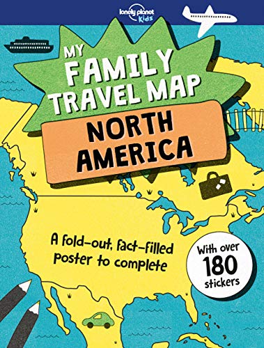 9781787013223: My Family Travel Map - North America (Lonely Planet Kids) [Idioma Ingls]