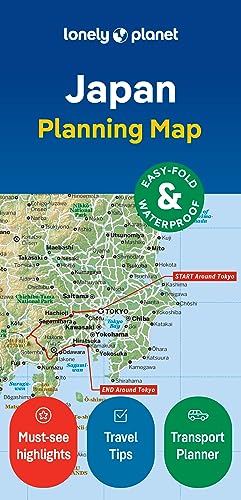 Stock image for Lonely Planet Japan Planning Map for sale by Blackwell's