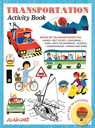 9781787080232: Transportation Activity Book (Alain Gre Activity Book)