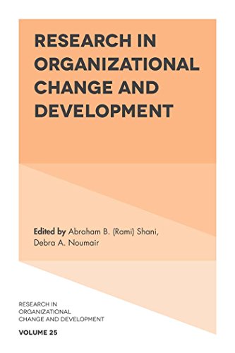 Stock image for Research in Organizational Change and Development (Research in Organizational Change and Development, 25) for sale by SecondSale