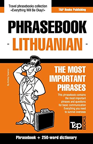 Imagen de archivo de English-Lithuanian phrasebook & 250-word mini dictionary (American English Collection) a la venta por Books Unplugged