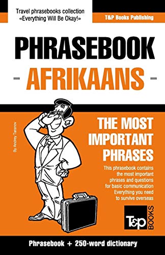 Stock image for English-Afrikaans phrasebook and 250-word mini dictionary (American English Collection) for sale by GF Books, Inc.