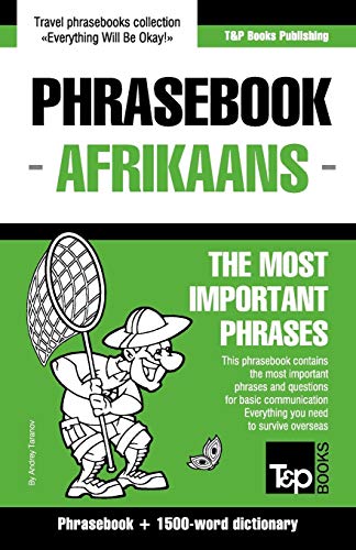 Imagen de archivo de English-Afrikaans phrasebook and 1500-word dictionary (American English Collection) a la venta por Dream Books Co.