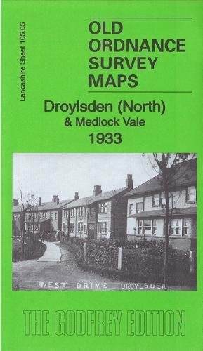 Old Ordnance Survey Maps Ashton under Lyne Lancashire 1933 Sheet 105.06 New 