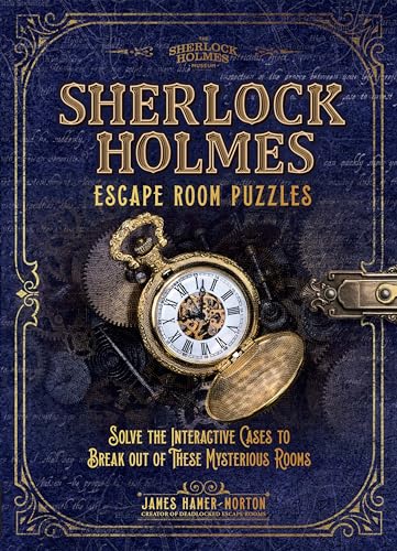 Stock image for Sherlock Holmes Escape Room Puzzles: Solve the interactive cases to break out of these mysterious rooms (Sherlock Holmes Puzzle Collection) for sale by PlumCircle