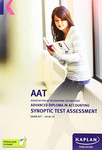 Imagen de archivo de ADVANCED DIPLOMA IN ACCOUNTING SYNOPTIC TEST ASSESSMENT â     EXAM KIT a la venta por WorldofBooks