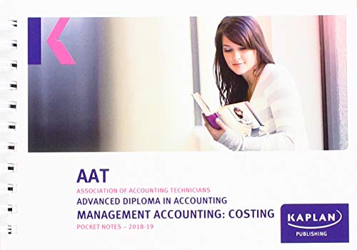 Stock image for MANAGEMENT ACCOUNTING: COSTING - POCKET NOTES for sale by GF Books, Inc.