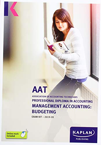 9781787405332: MANAGEMENT ACCOUNTING: BUDGETING - EXAM KIT