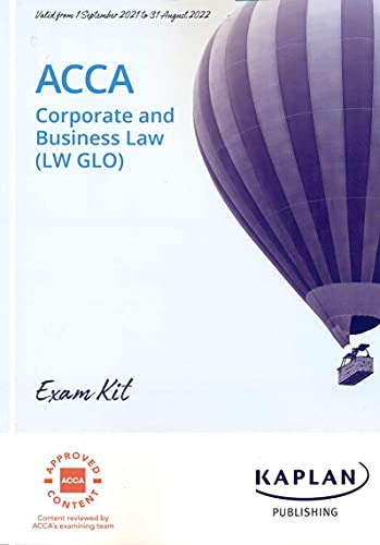 Imagen de archivo de CORPORATE AND BUSINESS LAW (GLO) - EXAM KIT a la venta por AwesomeBooks