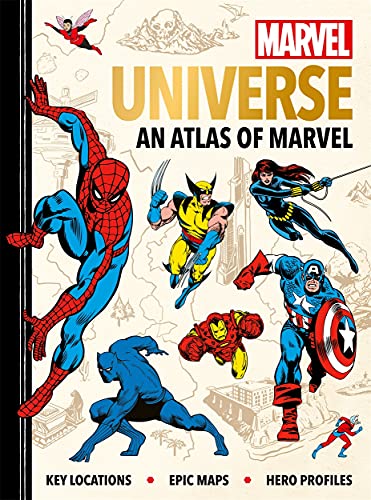 9781787416383: Marvel Universe: An Atlas of Marvel: Key locations, epic maps and hero profiles
