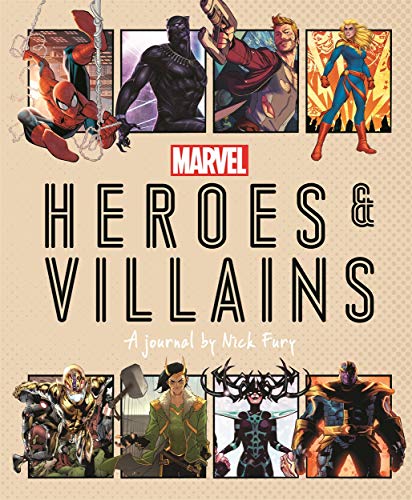 Stock image for Marvel Heroes and Villains: A journal by Nick Fury for sale by WorldofBooks