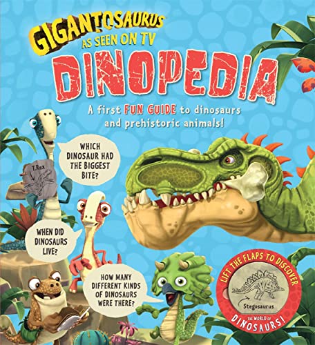 Stock image for Gigantosaurus - Dinopedia: lift the flaps to discover the world of dinosaurs! for sale by WorldofBooks