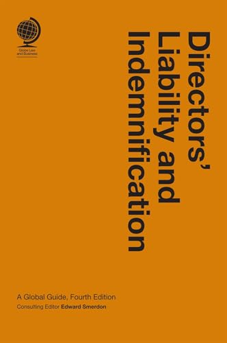 Stock image for Directors' Liability and Indemnification for sale by PBShop.store UK