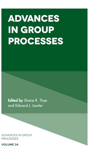 Stock image for Advances in Group Processes: 34 for sale by Marches Books