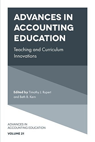 Beispielbild fr Advances in Accounting Education: Teaching and Curriculum Innovations zum Verkauf von ThriftBooks-Atlanta